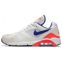 Nike Air Max 180 Ultramarine 2024 Unisex sportbačiai Balti Saulės raudonumo Juodi FJ9259-100 38.5 white