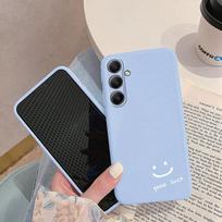 Poros raštuotas minkštas silikoninis dėklas, skirtas Samsung A55 A35 S24 M35 Xiaomi Redmi Note 13 iPhone 15 Huawei Honor Realme fotoaparato apsauginis smūgiams atsparus dangtelis Samsung Galaxy S9 Plus mėlyna