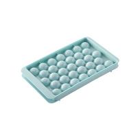 3D apvalus ledo kubelių padėklas su dangteliu, plastikinis deimanto stiliaus formelė, šaldytuvui, sferinės formos, pasidaryk pats formelės, kamuoliukų gaminimo įrankis, virtuvės įrankiai
