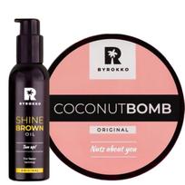 Byrokko Coconut Bomb + Shine Brown Tanning Oil