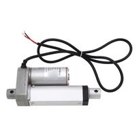 Electric Linear Actuator Aluminum Alloy 50mm Stroke Linear Motion Actuator for Bed Sofa 750N White 12VDC Linear