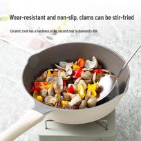 Redchef 28cm White Ceramic Non-Stick Deep Frying Pan