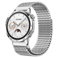 VIENAS 22mm 20mm magnetinis plieninis dirželis, skirtas Huawei Watch 46mm/GT5 Pro GT5 4 3 2 2e, kilpos apyrankė, skirta Samsung Galaxy Watch 3 4 5 6 7, juostaMN Self-test width 22mm sidabras