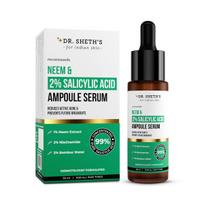Dr. Sheth's Neem & Salicylic Acid Serum For Active Acne Blackheads Open Pores 30 Ml