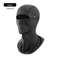 Ice Silk Sun Protection Cycling Full Face Mask šviesiai pilka spalva