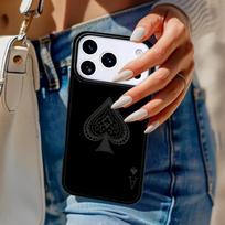 Ace of Spades Poker Phone Case For iPhone 17 Air 14 15 13 12 Max Cover For Apple 14 15 16 16e 11 Pro Max Plus Coque iPhone 17pro