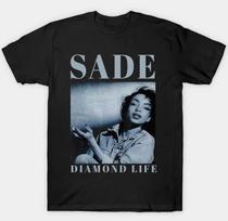 Unisex's T-shirt Sade Adu Diamond Life Vintage T-Shirt 2026 Unisex's Women's T-Shirt Summer Vintage Fashion Streetwear Harajuku Top M