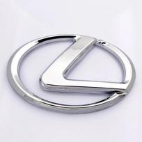 For Lexus F SPORT GX460 Ct200h IS250 ES 220D Carbon fiber Head Rear Body Decal Accessories Car Front Grille Badge Trunk Emblem 1PCS&10CM