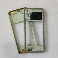 For Samsung Galaxy A05 4G Middle Frame Housing Board LCD Faceplate Bezel Replace Repair Parts + Side Buttons For Galaxy A055 žalia