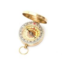 High-End G50 Pocket Watch with Strong Night Light Multi-Function High Precision North Pointer Flip Cover Outdoor Brass Compass