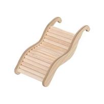 Wooden Hamster Climbing Ladder Multifunctional Ramp Bridge Hamster Habitat Toy  Guinea Pigs 17x8.5cm