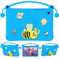 Case for Samsung Galaxy Tab A11+ Plus 2026/ A9 Plus 11in 2023 Durable Shockproof Lightweight Handle Stand Cute Protective Cover Tab A9 Plus 11in mėlyna