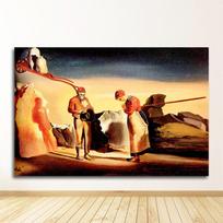 tapyba Atradimo dienoraštis aut. Vladimiras Kušas Salvadoras Dali Drobės meno spaudinys Plakatas Bangos Knyga Burlaivio paveikslas Drobė 21X30CMNo Framed black