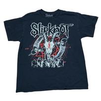 Slipknot Shirt Mens Large Black 2021 Tour Goat Pentagram Graphic Metal Tee S