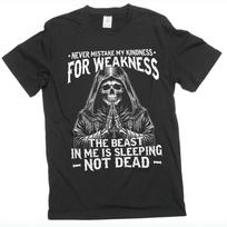Men's Never Mistake My Kindness Shirt Birthday Gift Father's Day Gift For Men M
