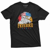 Men's 4th of July Patriotic T-shirt Eagle bandana cool independence day Shirt 4XL