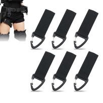 Keychain Mountain Climbing Button Key Ring Velcro Carabiner Multifunctional Backpack juoda