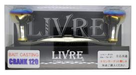LIVRE reel 2704 crank 120 TIG without center nut auksas