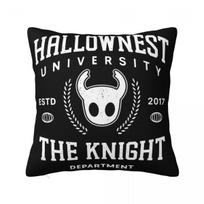 Hallownest University Hollow Knight Silksong Pillowcase Printed Polyester Cushion Cover Decor Throw Pillow Case Cover Home Peach skin 18*18(CM)-1Pcs
