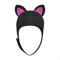 Šlapias kostiumas su gobtuvu moterims, vaikams, šildantis, banglenčių sportui, nardymui, plaukimui Rose Red Ear S black