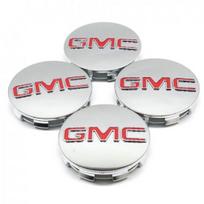 CHROME CENTER CAPS For Sierra Limited & Yukon + XL 83 mm 20  22  RIMS 4PCS