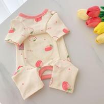 Dog And Cats Universal Fashionable Pajamas For Pet L smėlis