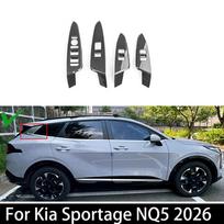 Skirta Kia Sportage NQ5 Automobilio tiuningui 4 vnt. Langų pakėlimo jungiklio mygtuko rėmelio apdailos dangtelis Automobilio interjero aksesuarai LHD A For Carbon