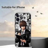 Death Note Amime Phone Case For iPhone 17, 16,15,14,13,12,11 Plus,Pro Max, Others Soft Black Cover iPhone14Pro