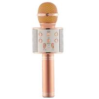 Bluetooth Belaidis Karaoke Mikrofonas Telefonas Muzikos Grotuvas Įrašyti KTV MIC Garsiakalbis rožinė