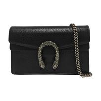 [Naudotas] Dionysus Tigro Galvos Sagtis Grandinėlė Pečių Odinė Crossbody Rankinė Mini - Puiki #1L43KP2 ONE SIZE