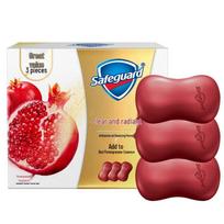 Safeguard Red Pomegranate Detoxifying Soap Bar, 3-Pack