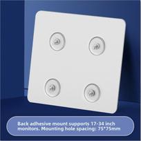 Self Adhesive VESA Mounting Adapter Kit No Drill Screen Bracket Back Plate  Workstation 75*75 hole spacing