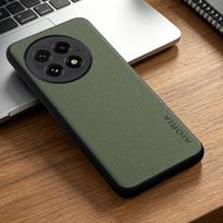 Phone Case: for Oneplus 13, 13R, 12, 12R, 11, 11R Case Stylish Business Style Durabel Synthetic Leather Phone Case OnePlus 13 žalia