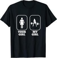 Sumo Deadlift Powerlifting Weightlifting Girlfriend Classic T-Shirt XL