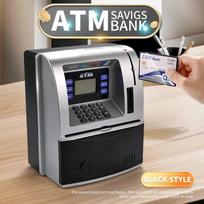 Children Piggy Bank Simulation ATM Coin Storage Box Boys Girls Kid Creative Voice Password Lock Counting Password Box Toys Gifts juoda