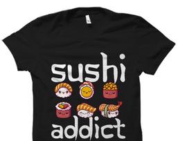 Sushi Shirt. Sushi Lover Gift. Seafood Shirt. Seafood Lover Gift. Japanese Food Shirt. Sushi T-Shirt. Sushi Gift. Sushi Lover Shirt #OS3426 S