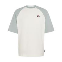 Adidas T Shirts Men's Jade White/Wonder Light Gray Green Crew Neck Moderate KB4856 M