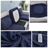 Sutirštinta elastinė sofos užvalkalas svetainei Vienspalvis baldų apsaugas Sofos pagalvėlės užvalkalas Nuimamas sofos užvalkalas N1 ( 50-63cm ) 1pc