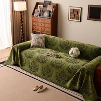 Mid Century Modern Chenille Sofa Cover Full Slipcover One Piece Protector Blanket Pad 180*130cm