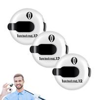 BOCAIDHK Golf Score Counter, White/Black, Mini Golf Shot Stroke Attachment