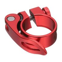 uxcell Bike Seatpost Clamp 31.8mm Bicycle Clamp Aluminum Alloy Bike raudona