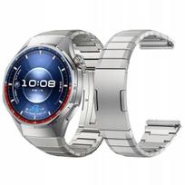 BestAccessories, titaninė apyrankė skirta H. Watch GT 6 Pro 46 mm, sidabrinės spalvos