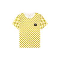 Vans X The Simpsons Kolaboracija Akys Šachmatinė Apykaklė Trumpomis Rankovėmis Marškinėliai Moteriški Viršutiniai Drabužiai Geltoni VN0A4V43ZZY XL yellow