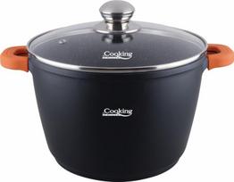 Puodas aliuminio su keramikos danga 6.3L 24x16.5cm HR-SCO-A0624A HEINNER