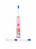 iLike Kids W3 Electric Toothbrush (Battery-Powered) +3 attachments Pink