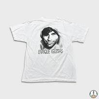 Vintage Y2K Enrique Iglesias T Shirt Mens Large White Short Sleeve Band Tee 4XL