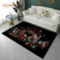 World of Warcraft Game WOW Lich King DH Carpet Rug for Home Living Room Bedroom Sofa Doormat Decor,Area Rug Non-slip Floor Mat 40x60cm