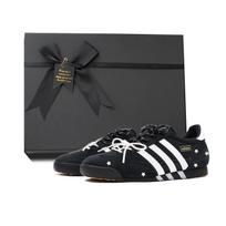 Adidas Originals Panda Black White, Fresh Out Suede Abrasion Resistant Low top Casual Shoes Unisex White Black IH1324(Team384-BOX) 36