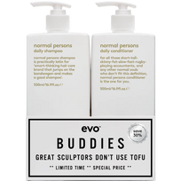 evo buddies style: normal persons šampūnas + kondicionierius