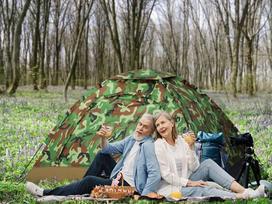 Turistinė 3 vietų palapinė Be-active NK01, vandeniui atspari su tinkleliu nuo uodų